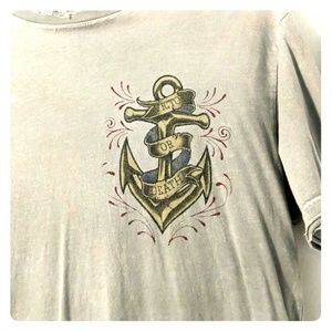 Affliction distressed tshirt